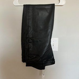 Black Pleather "the Skinny" Loft pants